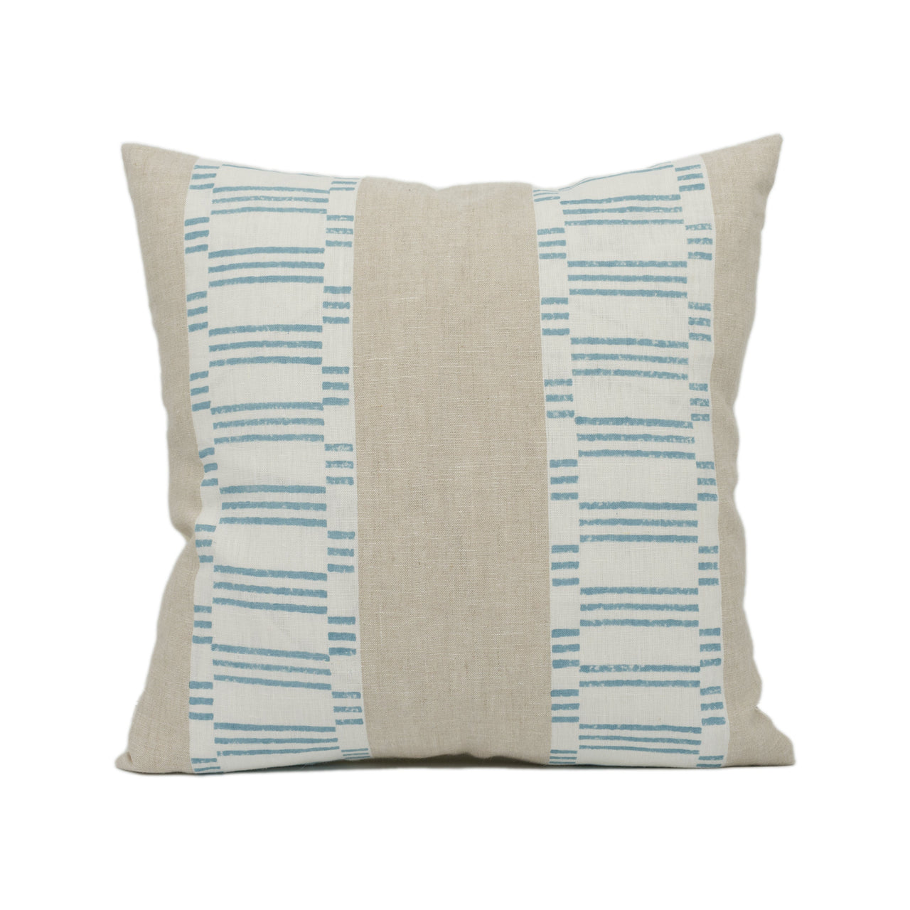 Anna French x Thibaut - Japonic Stripe - Robin's Egg - Chic Elegant Striped Cushion Cover - Handmade Throw Pillow - Designer Home Décor