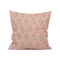 Thumbnail for GP & J Baker - Poppy Sprig - Blush - Indian Inspired Floral Cushion Cover - Handmade Throw Pillow - Designer Home Décor