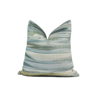 Thumbnail for Voyage - Galatea -  Granite - Abstract Watercolour Velvet Cushion Cover - Handmade Throw Pillow Designer Home Décor