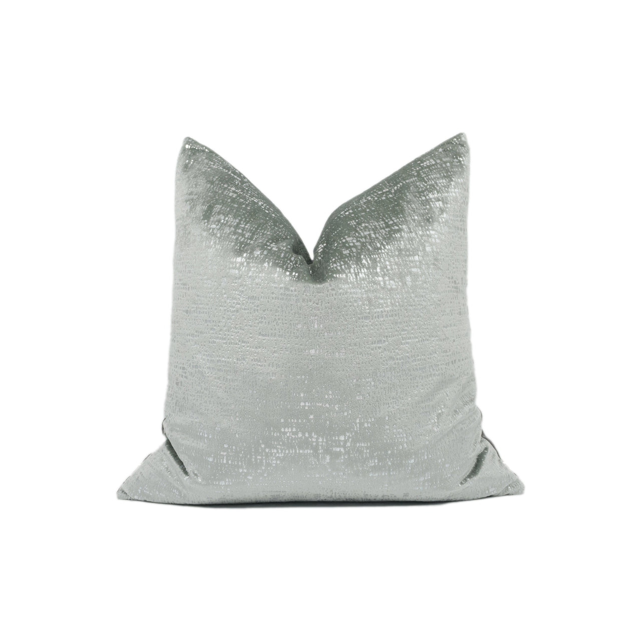 Chic Plush Silver Grey Velvet Cushion Cover - Handmade Throw Pillow - Modern Designer Home Décor