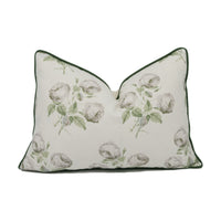 Thumbnail for Colefax and Fowler - Bowood - Silver Leaf Linen Union - Classic Floral Designer Cushion Cover - Handmade Throw Pillow Luxury Home Décor