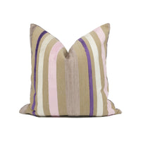 Thumbnail for Designers Guild - Trasimeno - Blossom - Luxurious Cut Velvet Striped Cushion Cover - Handmade Throw Pillow - Designer Home Décor