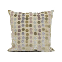 Thumbnail for Baker Lifestyle - Darley Spot - Mauve / Taupe / Silver - Modern Cut Velvet Cushion Cover - Handmade Throw Pillow - Designer Home Décor