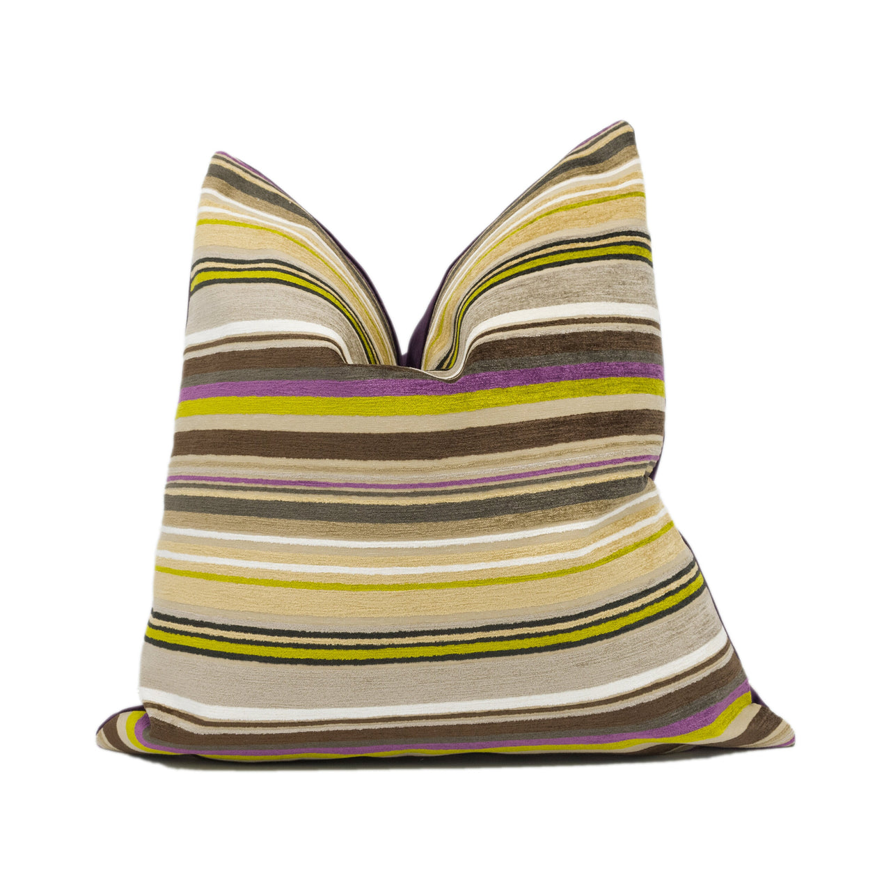 Designers Guild - Asolo - Pebble - Chic Modern Stripy Cushion Cover - Handmade Throw Pillow - Designer Home Décor