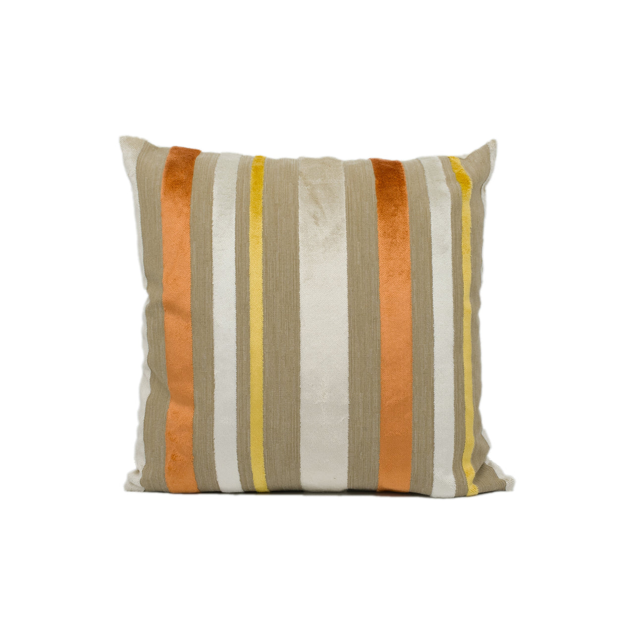 Designers Guild - Trasimeno - Oyster - Luxurious Cut Velvet Striped Cushion Cover - Handmade Throw Pillow - Designer Home Décor