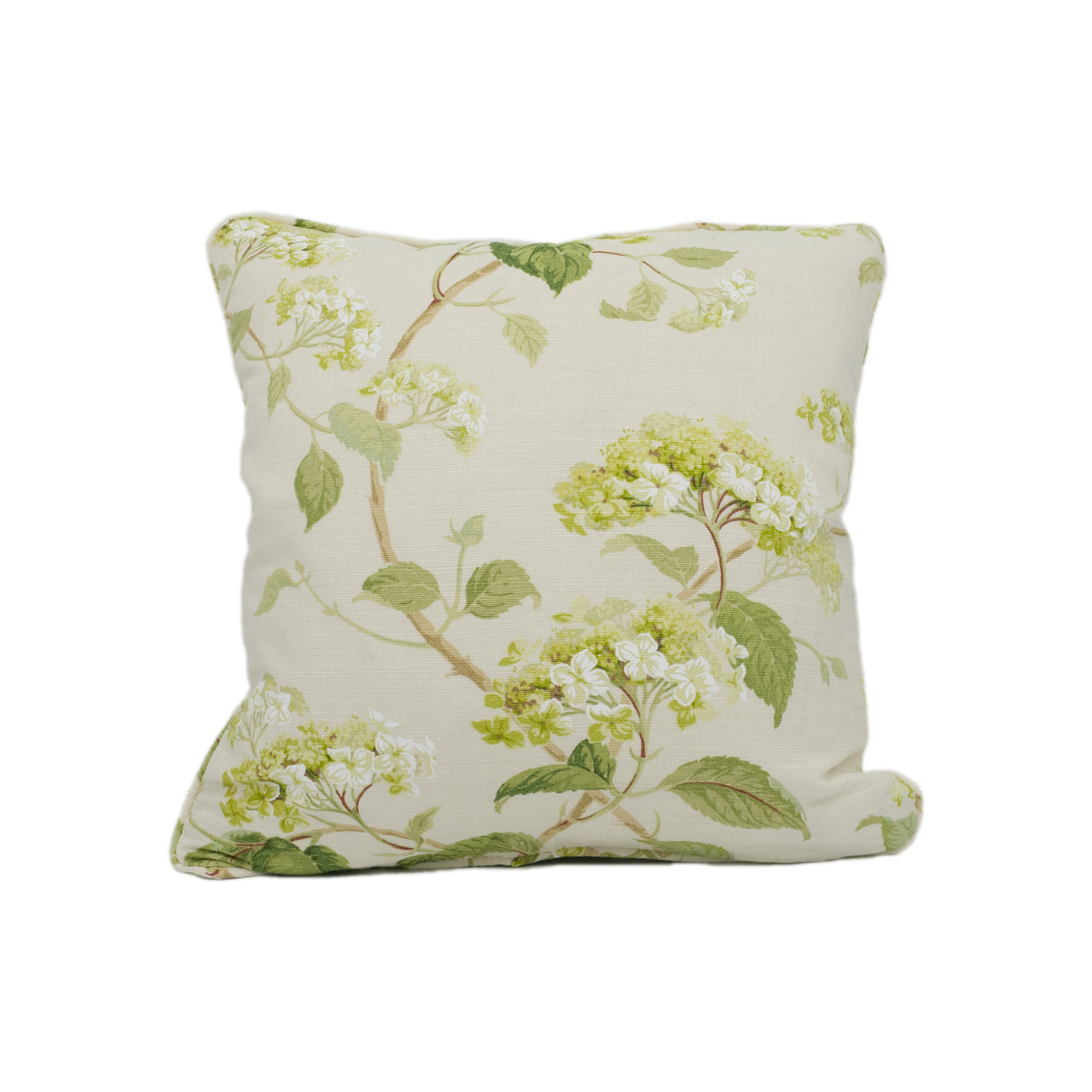 Colefax and Fowler - Summerby - Leaf Green - Sophisticated Classic Floral Designer Cushion Cover - Luxury Throw Pillow - Handmade Home Décor