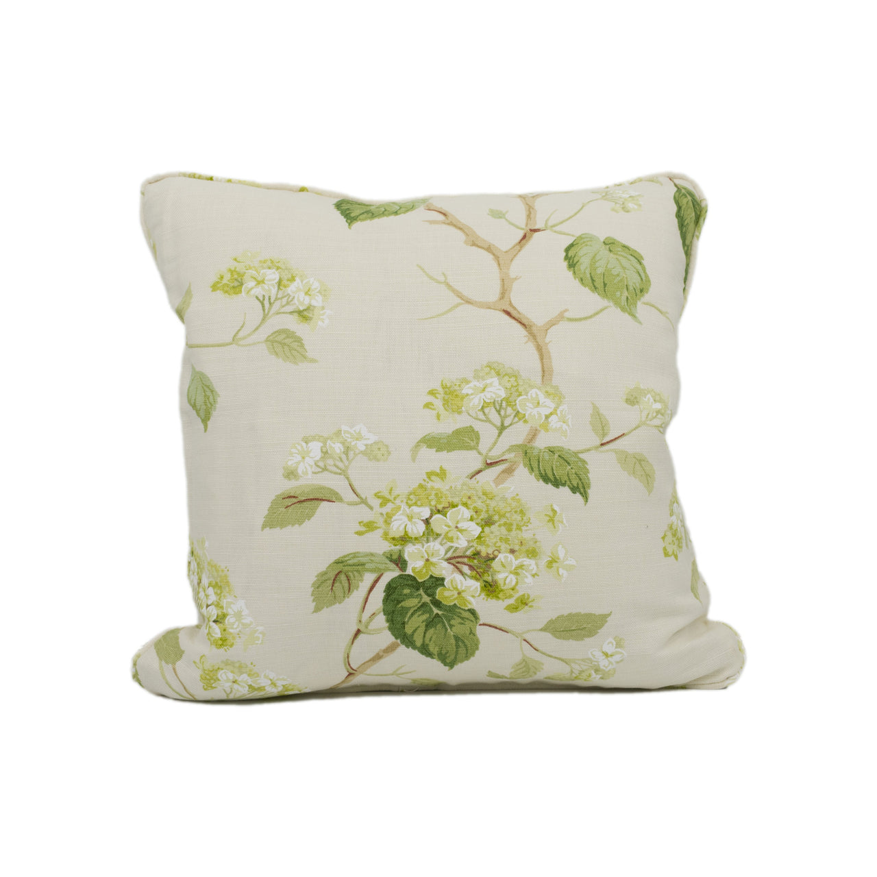 Colefax and Fowler - Summerby - Leaf Green - Sophisticated Classic Floral Designer Cushion Cover - Luxury Throw Pillow - Handmade Home Décor