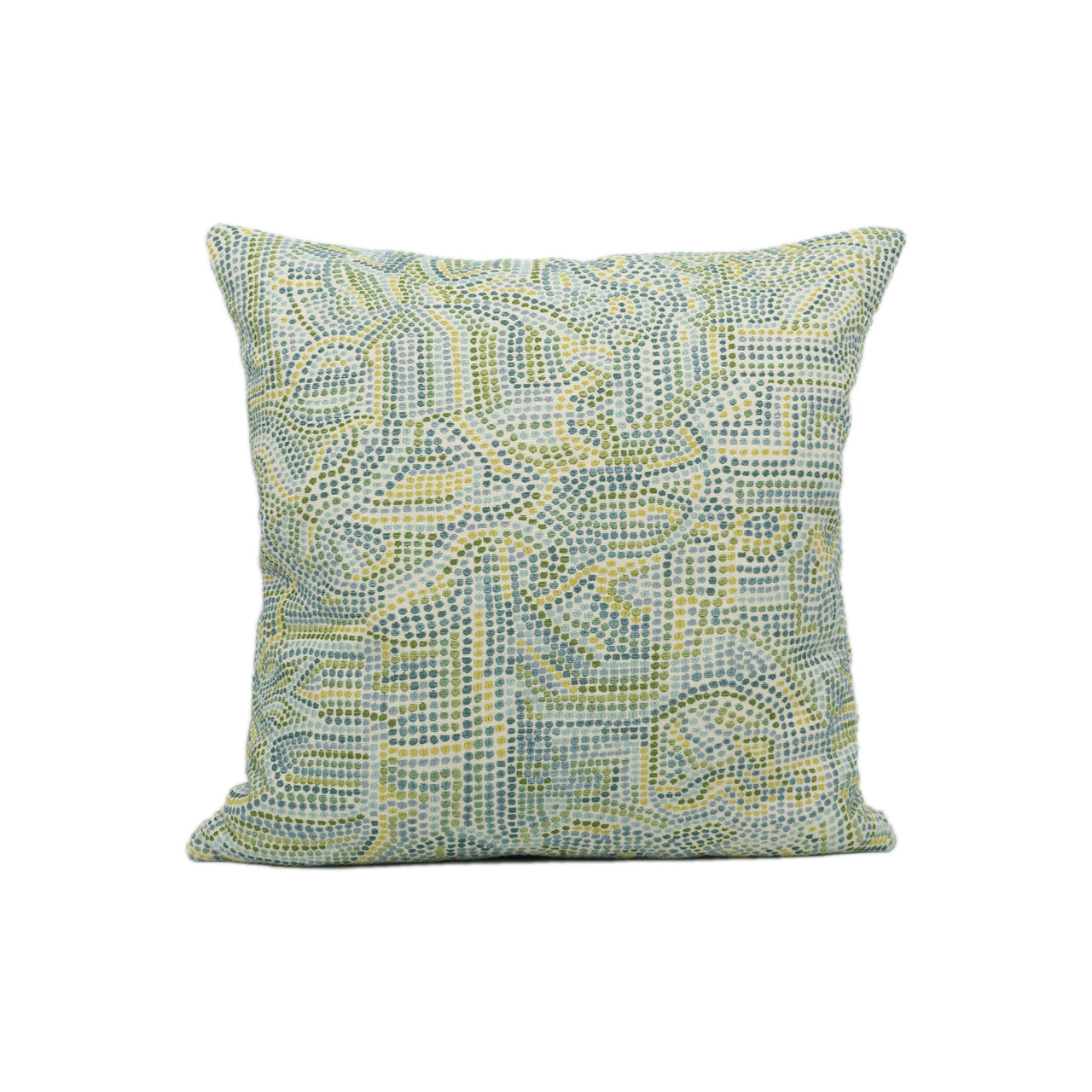 Schumacher - Galina - Sky - Abstract Modern Pointillist Cushion Cover - Handmade Throw Pillow - Designer Home Décor