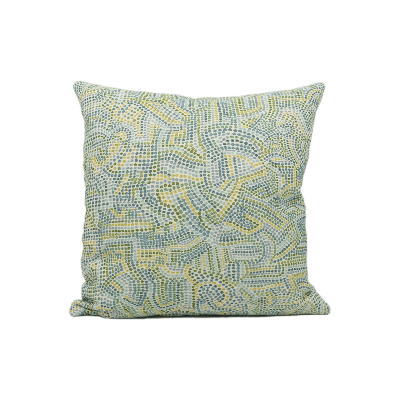 Schumacher - Galina - Sky - Abstract Modern Pointillist Cushion Cover - Handmade Throw Pillow - Designer Home Décor