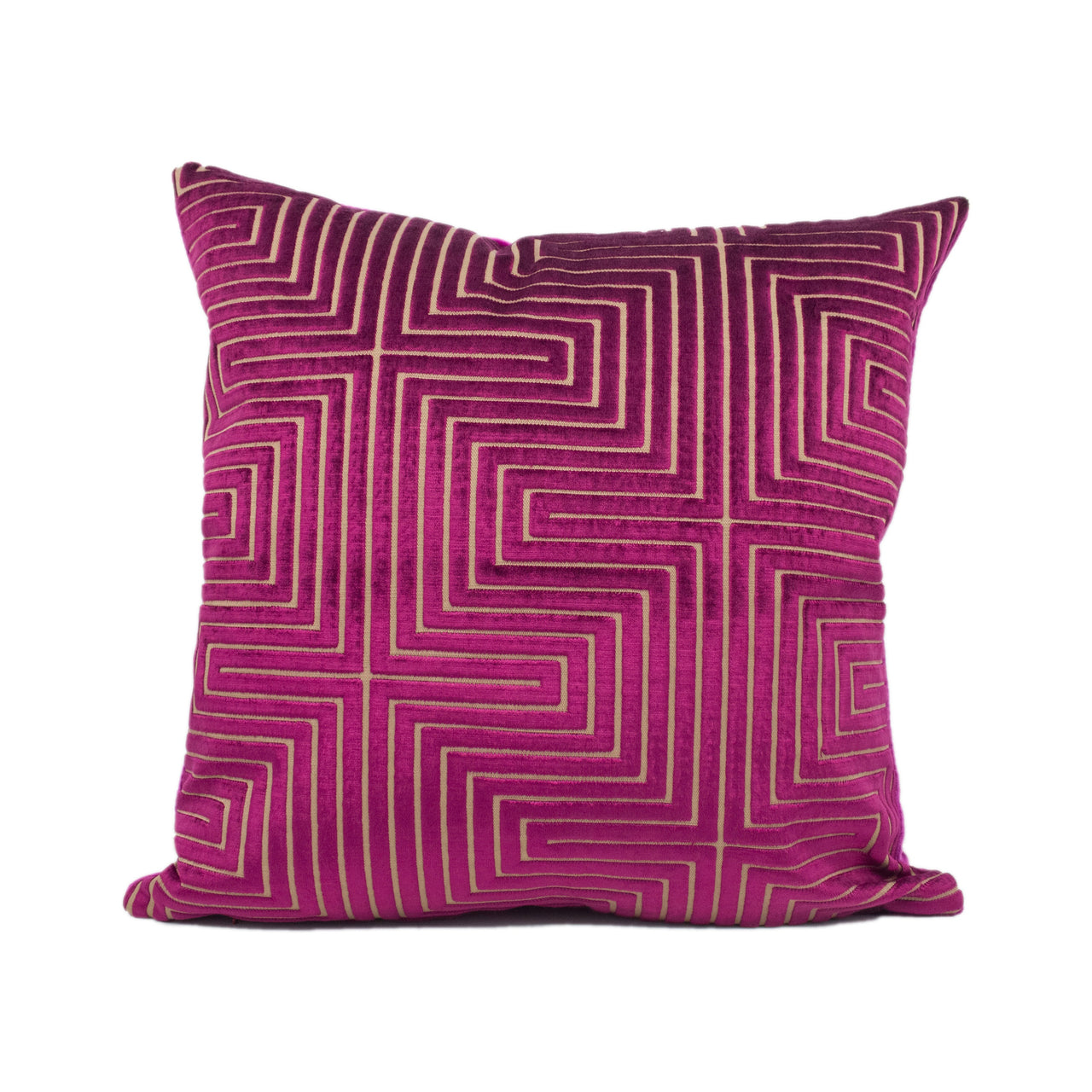 Scalamandre - Old World Weavers - Nexus - Pink - Plush Luxury Designer Cut Velvet Cushion Cover - Luxury Throw Pillow - Handmade Home Décor