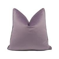 Thumbnail for Stunning Designer Heather Purple Velvet Cushion Cover - Handmade Throw Pillow Designer Home Décor