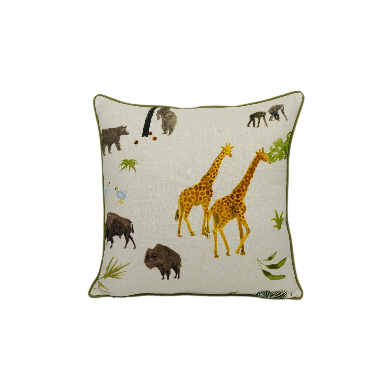 Andrew Martin - Noah - Multi - Piped Stunning Cushion Cover - Designer Throw Pillow Luxury Handmade Deoc