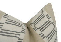 Thumbnail for Anna French x Thibaut - Japonic Stripe - Grey - Chic Elegant Striped Cushion Cover - Handmade Throw Pillow - Designer Home Décor