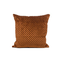 Thumbnail for Zoffany - Tespi Spot - Fig / Copper - Small Scale Cut Velvet Dots Cushion Cover - Handmade Throw Pillow - Designer Home Décor