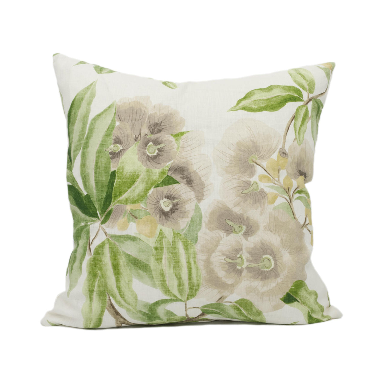 Thibaut - Camellia Garden - Spring on White - Beautiful English Trailing Floral Cushion Cover - Handmade Throw Pillow - Designer Home Décor