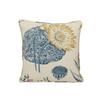 Thumbnail for Sanderson - Lily Bank - Ruby / Indigo - Gorgeous Botanical Floral Self Piped Cushion Cover - Handmade Throw Pillow - Designer Home Décor