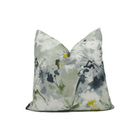 Thumbnail for Sanderson - Simi - Grey / Pearl - Stunning Watercolour Floral Cushion Cover - Handmade Throw Pillow - Designer Home Décor