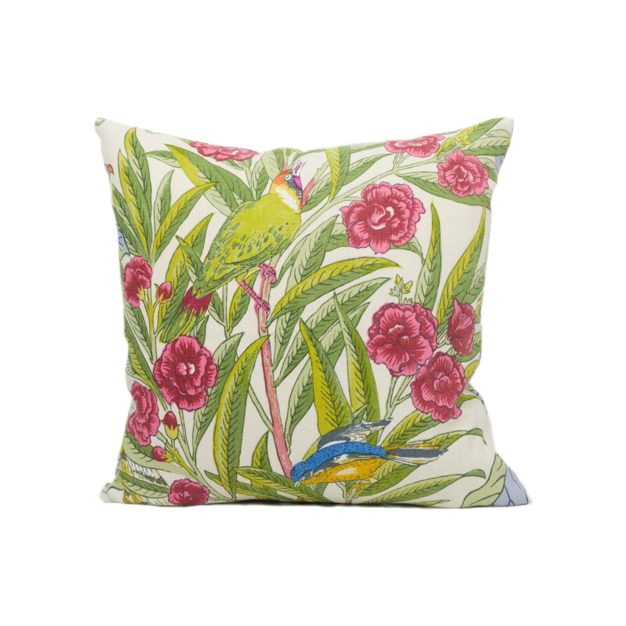 GP & J Baker - Imperial Pheasant - Original - Bold Florals and Birds Cushion Cover - Handmade Throw Pillow - Designer Home Décor