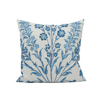 Thumbnail for Nina Campbell - Ashdown Chelwood - Blue / Ivory - Classic Floral Cushion Cover - Handmade Throw Pillow - Designer Home Décor