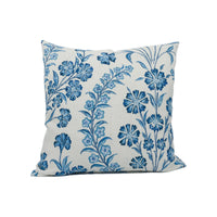 Thumbnail for Nina Campbell - Ashdown Chelwood - Blue / Ivory - Classic Floral Cushion Cover - Handmade Throw Pillow - Designer Home Décor