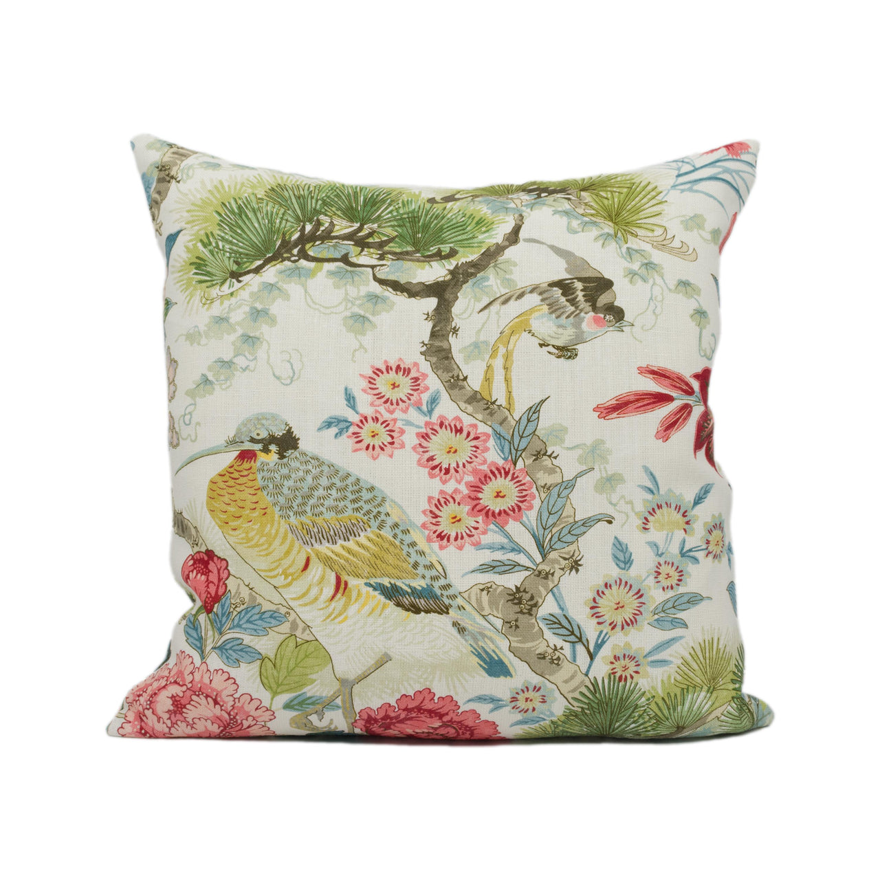 Scalamandre - Shenyang - Bloom - Timeless Traditional Chinoiserie Designer Cushion Cover - Handmade Throw Pillow Luxury Home Décor