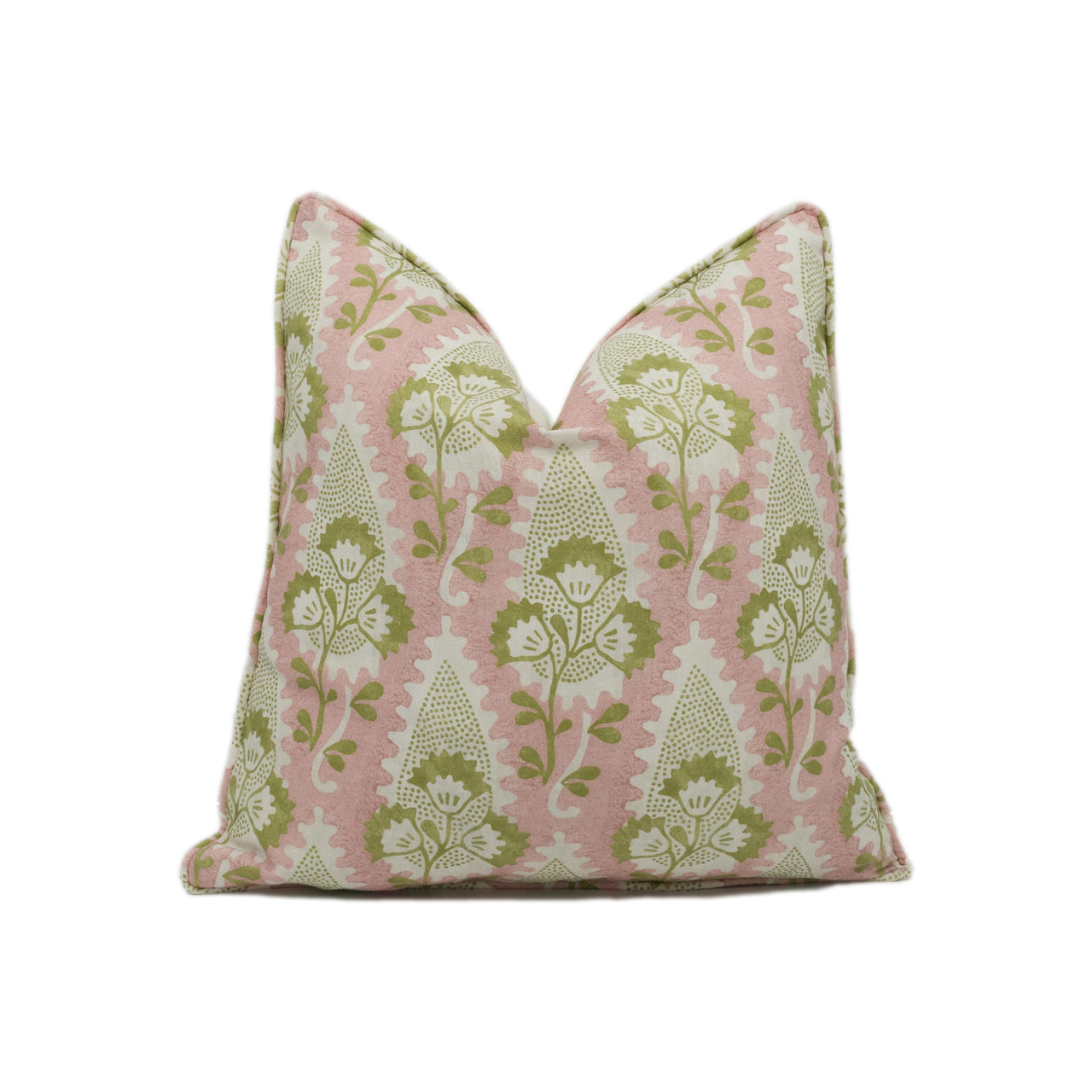 Anna French x Thibaut - Cornwall - Blush - Beautiful Botanical Paisley Designer Cushion Cover - Luxury Throw Pillow - Handmade Home Décor