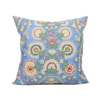 Thumbnail for Brunschwig and Fils - Saraya Print - Cornflower - Grand Paisley Pattern Floral Cushion Cover - Handmade Throw Pillow - Designer Home Décor