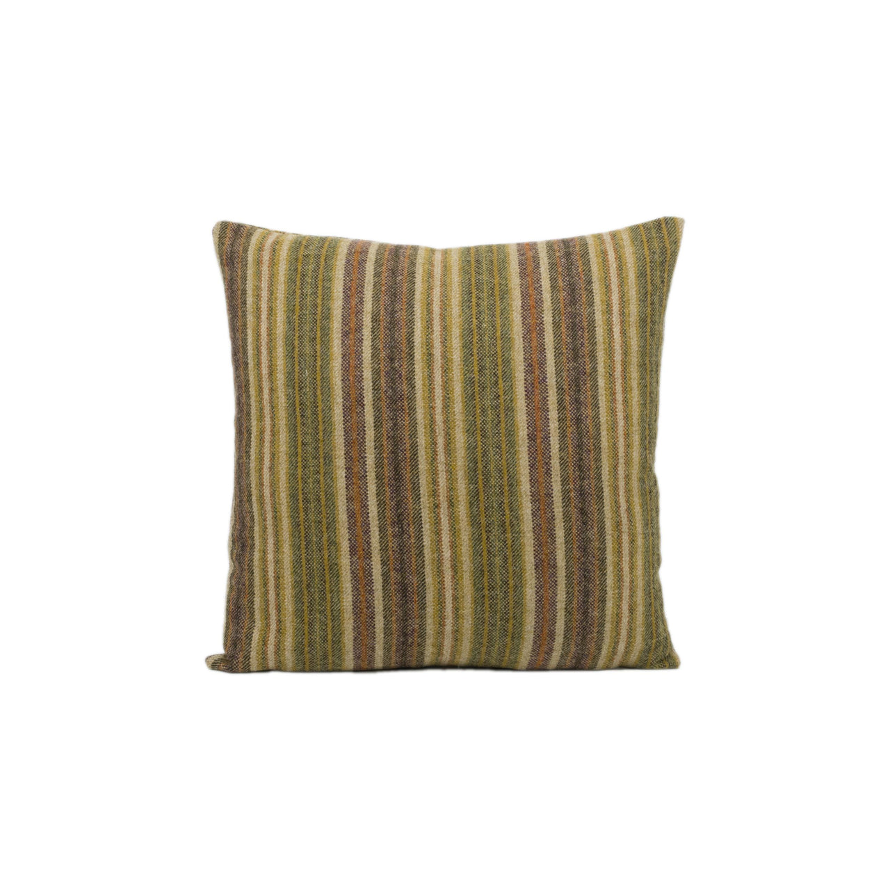 Abraham Moon - Burleigh - Olive -  100% Wool Humane Sustainable Eco Friendly Designer Cushion Cover - Luxury Throw Pillow - Handmade Home