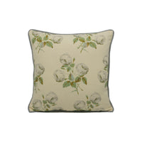 Thumbnail for Colefax and Fowler - Bowood - Grey / Green Linen Union - Classic Floral Designer Cushion Cover - Handmade Throw Pillow Luxury Home Décor