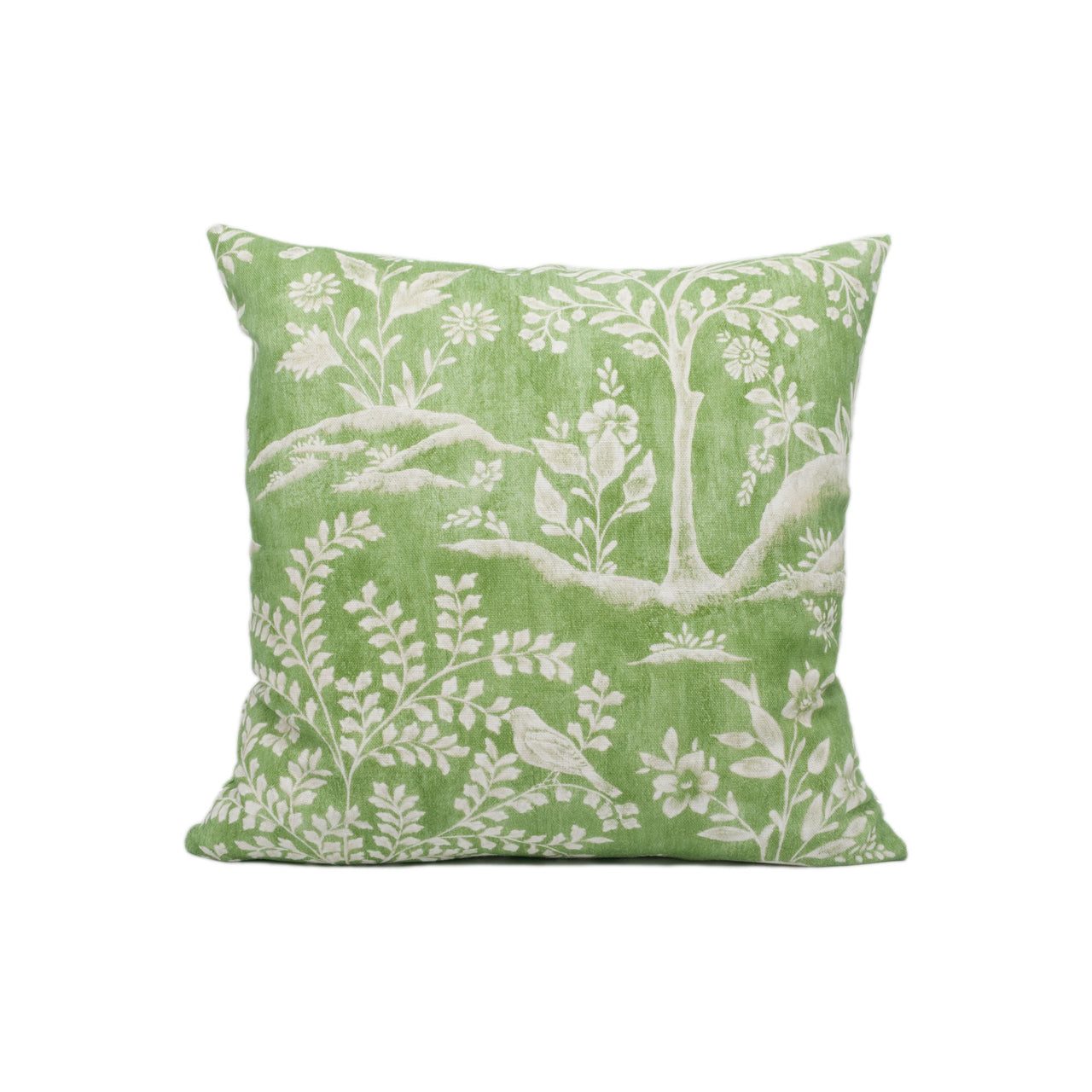 Nina Campbell - Foret - Emerald 3 - Enchanting Green Woodland Wildlife Scenes Cushion Cover - Handmade Throw Pillow - Designer Home Décor