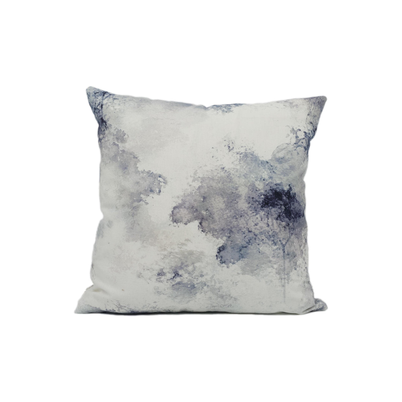 Iliv - Ordesa - Sapphire - Abstract Painterly Watercolour Tree Cushion Cover - Handmade Throw Pillow - Designer Home Décor