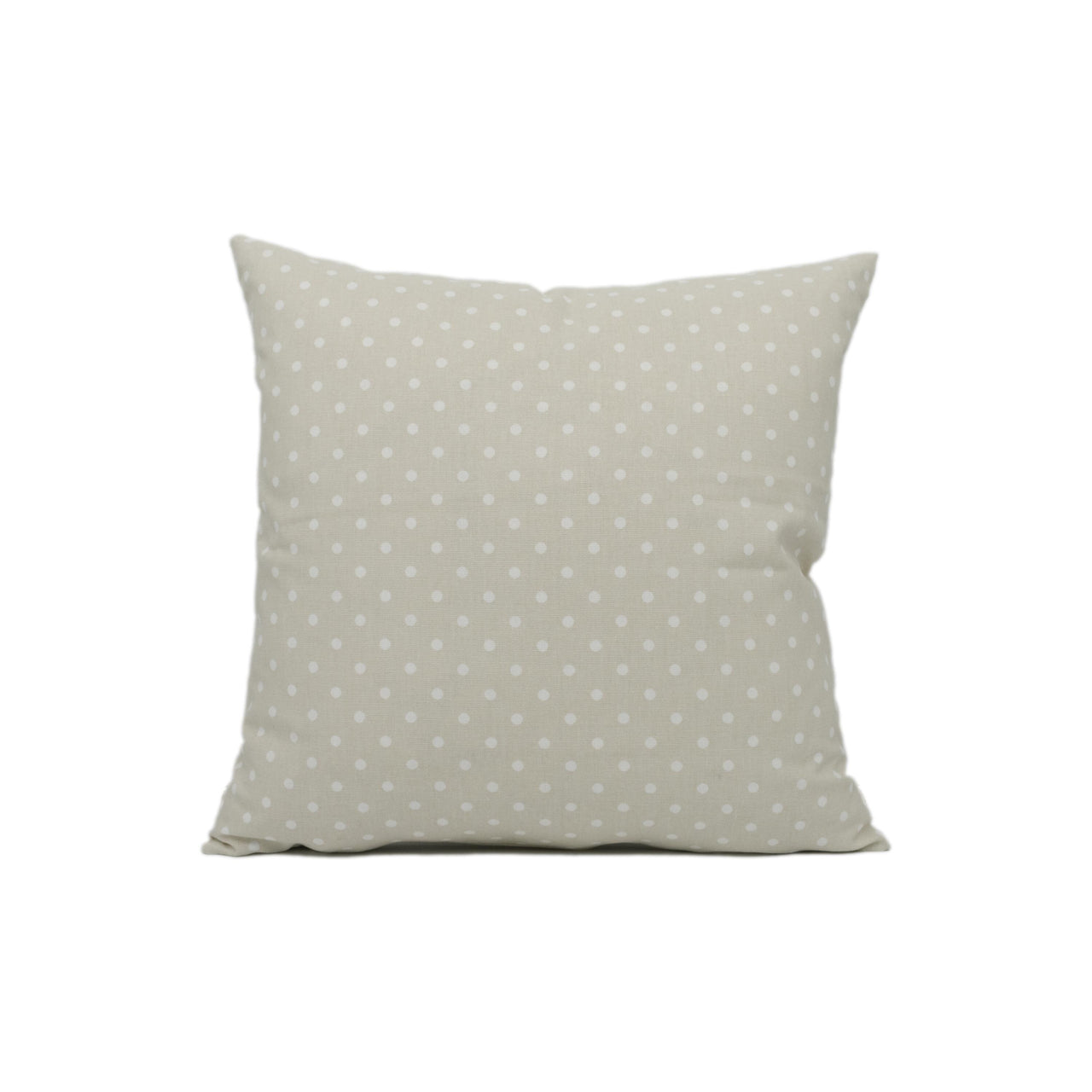 Prestigious Textiles - Nancy - Linen - Neutral Beige Polka Dot Cushion Cover - Handmade Throw Pillow - Designer Home Décor