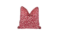 Thumbnail for a red and white pillow with a bow on it