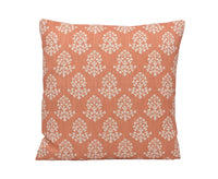 Thumbnail for an orange and white pillow on a white background