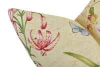 Thumbnail for a close up of a pillow with flowers on it