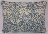 Thumbnail for William Morris - Brer Rabbit - Slate / Vellum - Cushion Cover Throw Pillow Designer Home Decor