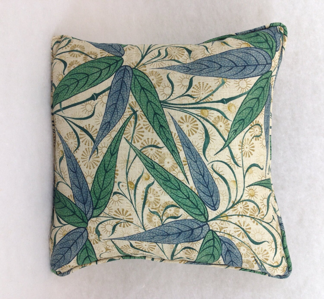 William Morris - Bamboo - Thyme / Artichoke - Cushion Cover Throw Pillow Designer Home Decor