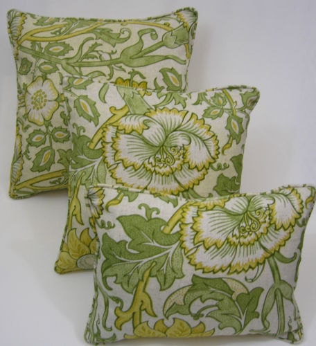 William Morris - Pink & Rose - Cowslip / Fennel - Cushion Cover Throw Pillow Designer Home Decor