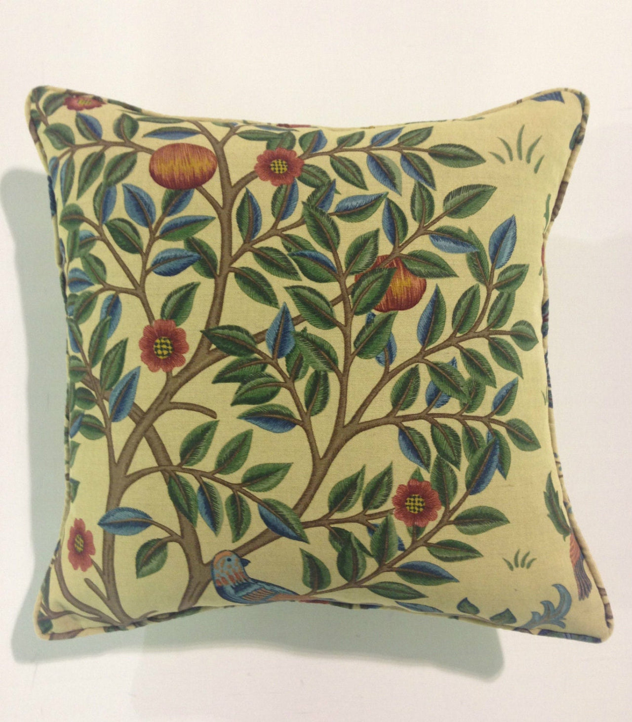 William Morris - Kelmscott Tree - Forest / Gold - Cushion Cover Throw Pillow Designers Home Decor