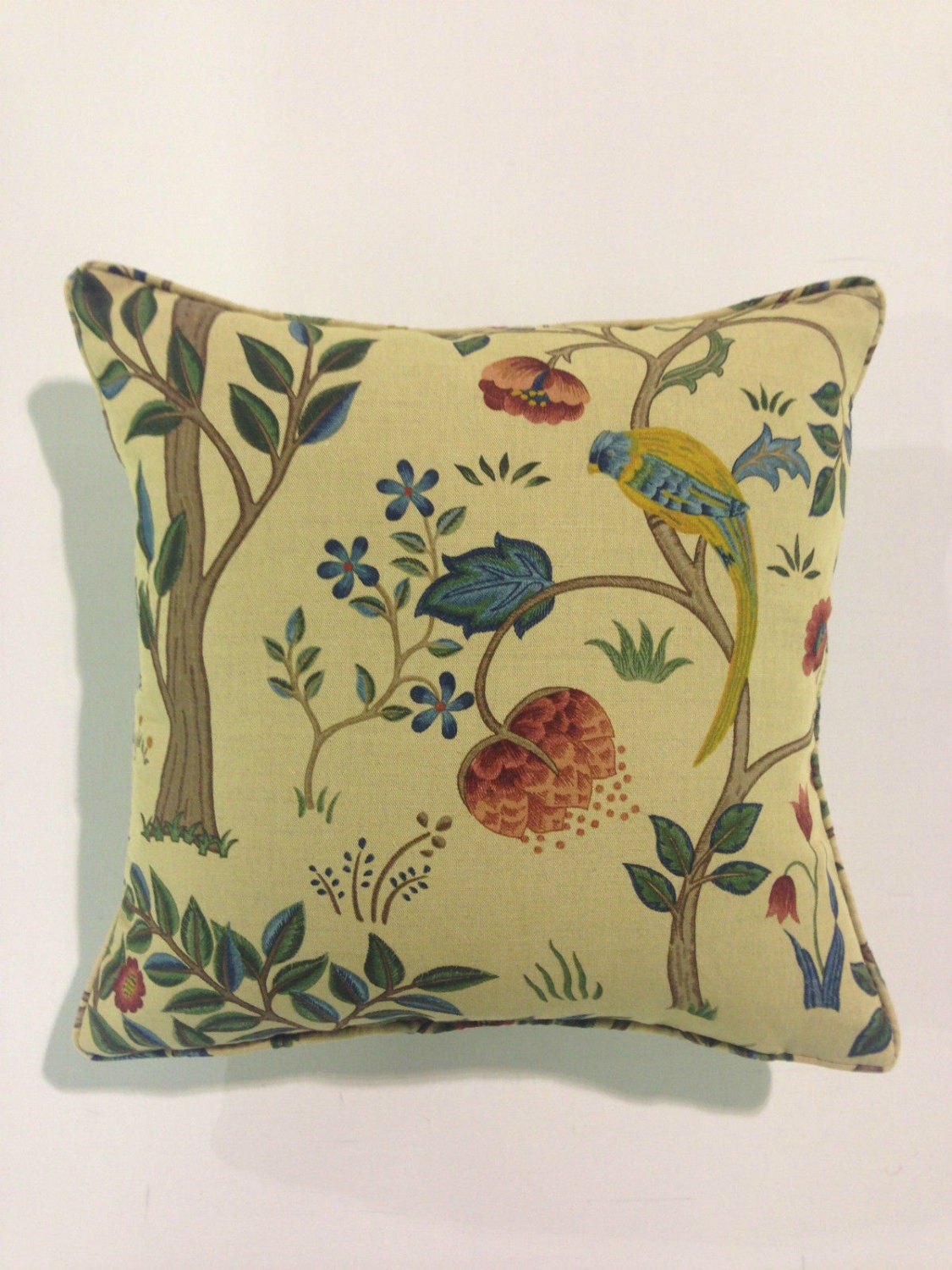 William Morris - Kelmscott Tree - Forest / Gold - Cushion Cover Throw Pillow Designers Home Decor