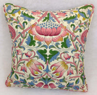 Thumbnail for William Morris - Lodden - Blush / Woad - Cushion Cover Throw Pillow Designer Home Decor