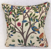 Thumbnail for William Morris - Kelmscott Tree - Woad / Wine - Classic English Designer Cushion Cover - Luxury Throw Pillow - Handmade Home Decor