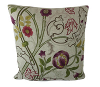 Thumbnail for William Morris - Mary Isobel - Wine / Linen Cushion Cover Throw Pillow Designer Home Decor