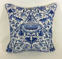 Thumbnail for William Morris - Lodden - China Blue - Cushion Cover Throw Pillow Designer Home Decor