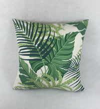 Thumbnail for Sanderson - Manila - Green / Ivory - Cushion Cover Throw Pillow Designer Home Decor