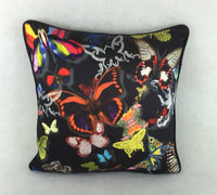 Thumbnail for Designers Guild / Christian Lacroix - Butterfly Parade - Oscuro - Stunning Designer Cushion Cover Throw Pillow Home Decor