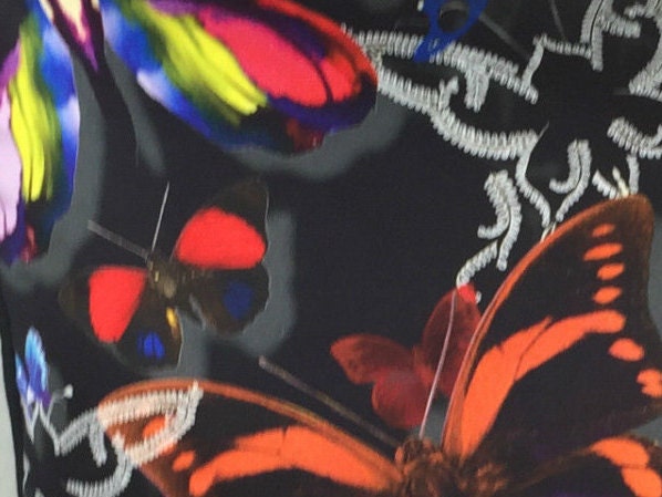 Designers Guild / Christian Lacroix - Butterfly Parade - Oscuro - Stunning Designer Cushion Cover Throw Pillow Home Decor