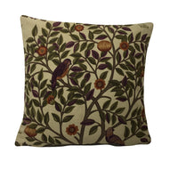 Thumbnail for William Morris - Kelmscott Tree - Mulberry / Russet - Classic English Designer Cushion Cover - Luxury Throw Pillow - Handmade Home Decor