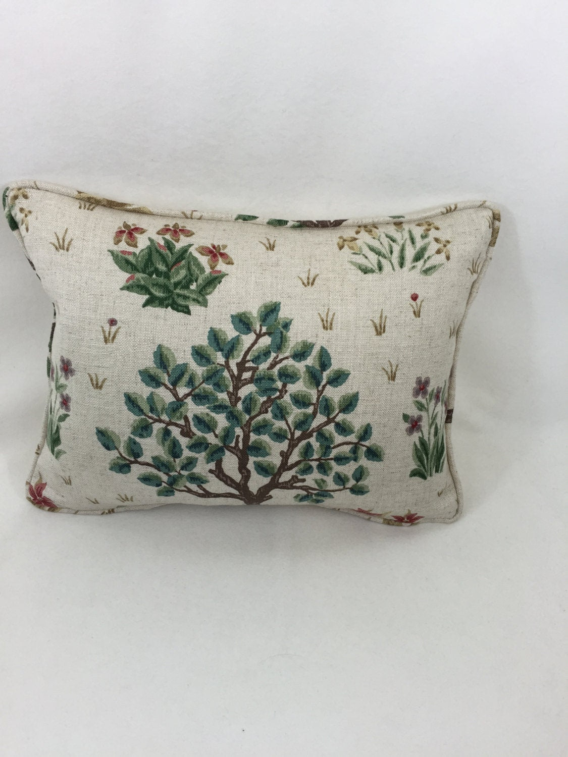 William Morris - Orchard - Bayleaf / Rose - Cushion Cover Throw Pillow Designer Home Decor