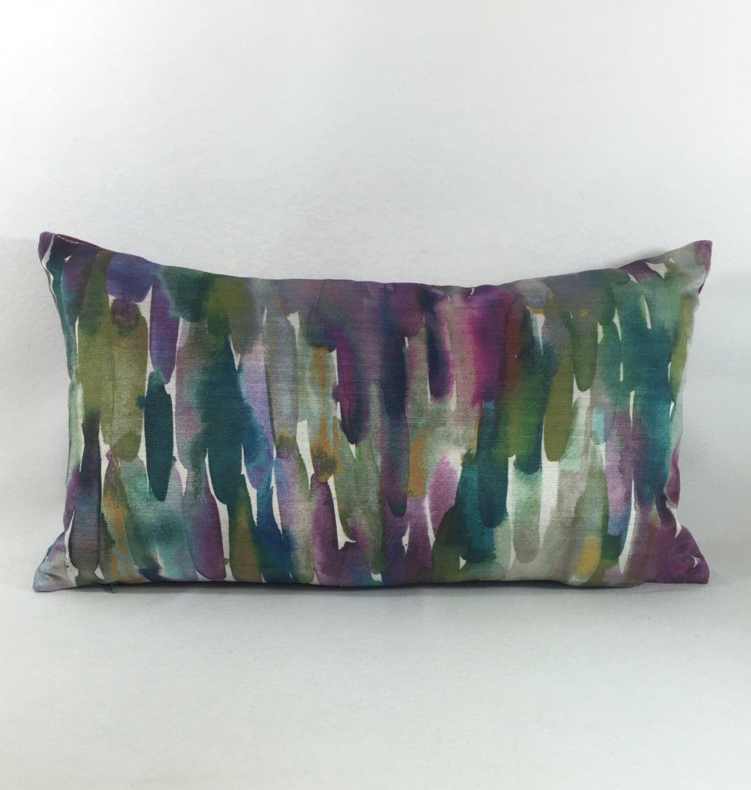 Voyage - Azima - Indigo - Stunning Iridescent Velvet Cushion Cover Throw Pillow Designer Home Decor